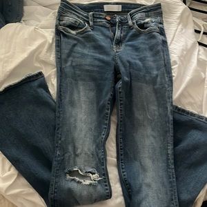 boot cut medium wash jeans size 25